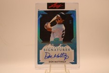2025 Leaf Spectacular Don Mattingly (5/5) Authentic Signatures Auto