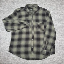 RAILS Hunter Plaid Shirt Soft Comfy Pockets Flannel Size L Green Women Blouse