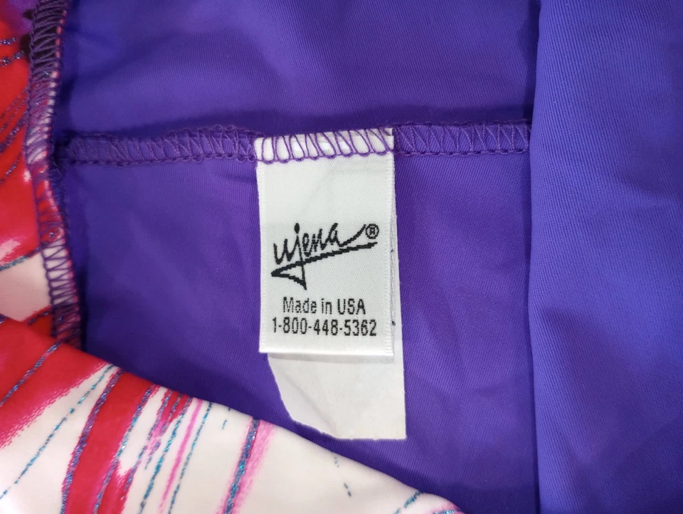 Corbatas para mujer Ujena 2 piezas púrpura blanco floral espalda y cuello nuevas con etiquetas grandes Foto 3 de 4