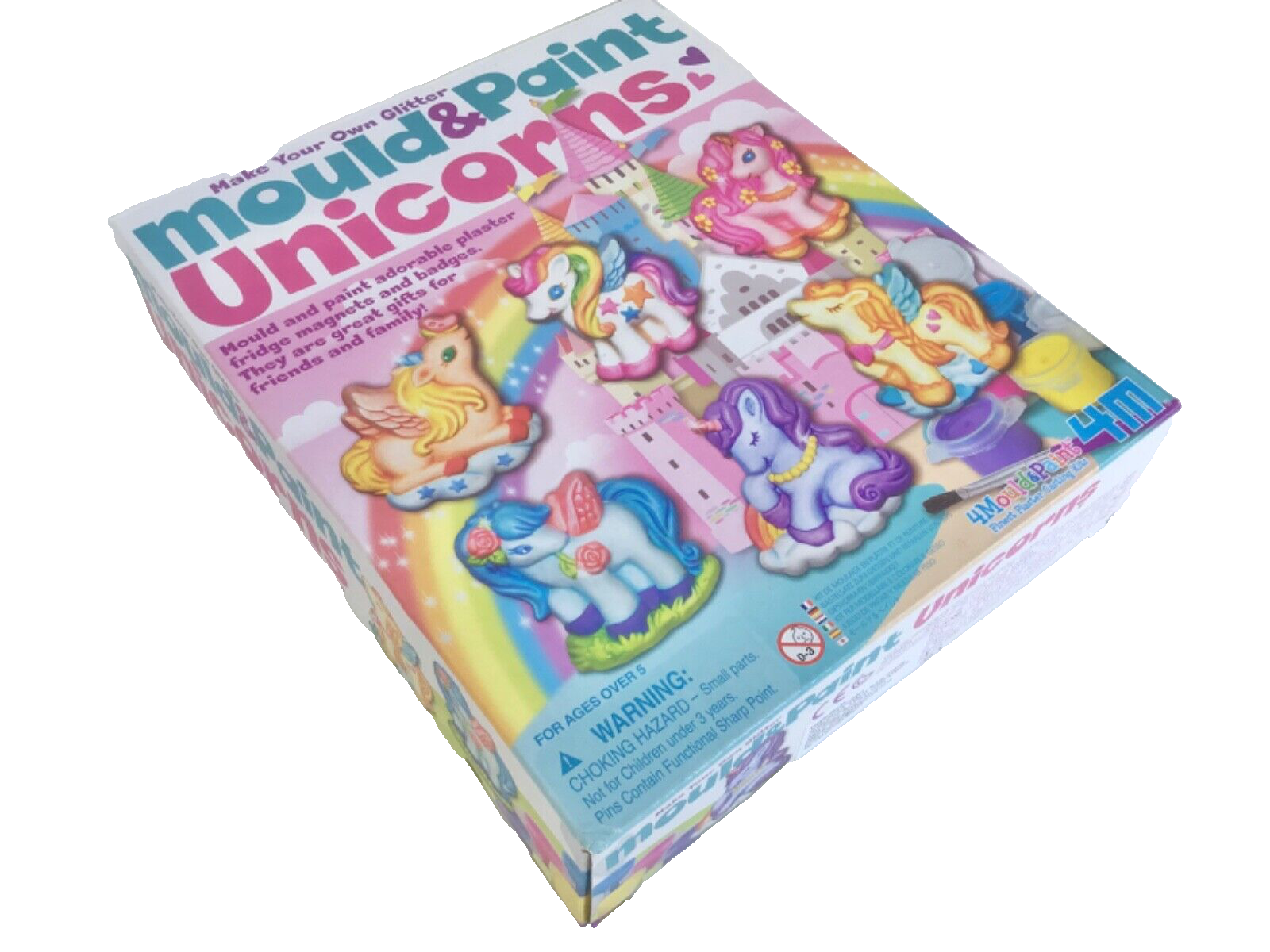 Craft Make Your Own Glitter Mould & Paint Unicorns Makes 6 Unicorns - New Other
