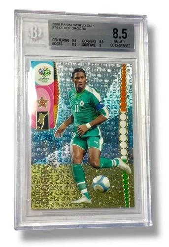 2006 Panini World Cup #74 Didier Drogba BGS 8.5 - 0013492662