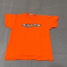 Vintage 00S Gildan Mens T-Shirt Size XL Orange The Baltimore Orioles Mlb