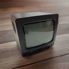 Matsui 1091x CRT Color TV 10" Retro Gaming Portatile Funzionante Nero 