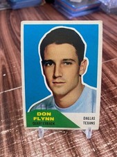 1960 Fleer # 32 Don Flynn Dallas Texans