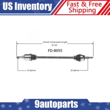 Fits 1992 1993 1994 Ford Tempo Mercury Topaz Front Right CV Axle Joint Assembly