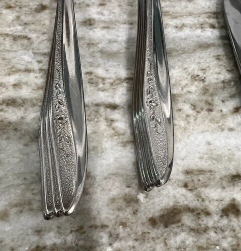 Juego de cubiertos Sears Roebuck Fashion textura rosa 73 piezas Foto 3 de 4