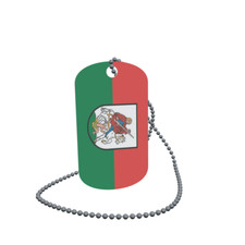 Dog Tag Flag Bunting G nnheim Dog Tag Aluminium 30 x 50 mm