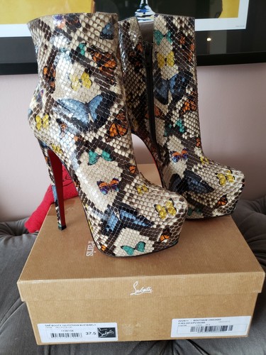 Christian Louboutin Daf Booty Python 