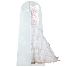 Wedcova Breathable Wedding Dress Bag Bridal Ballgown Dress Cover Garment Bags