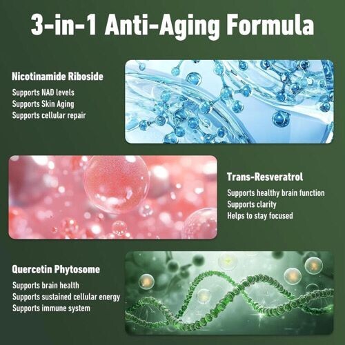Advanced NAD+ Supplement – Boost Energy, Metabolism & DNA Repair - Picture 2 of 8
