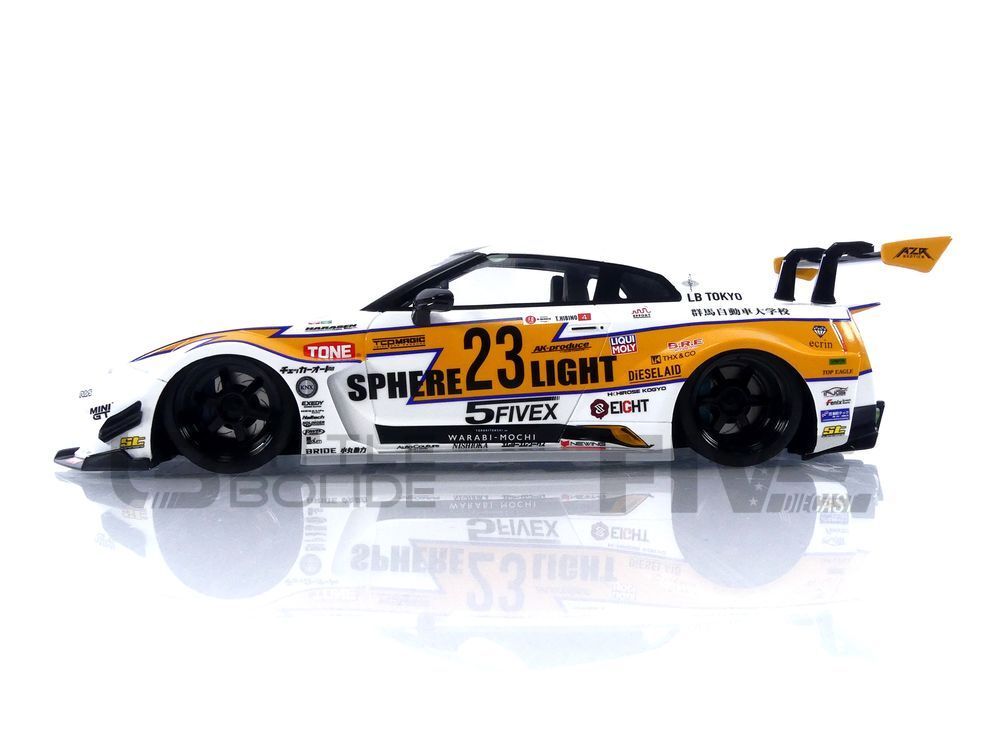 模型製作用品 1/18 LB-Silhouette WORKS 35GT-RR 1/18 Top Speed Nissan Skyline GTR R35 LB-Silhouette WORKS GT