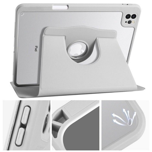Für iPad 10/9/8/7/6/5. Air Pro 11 12.9 13 2024 Drehbare Hülle Leder Smart Cover - Bild 29 von 81