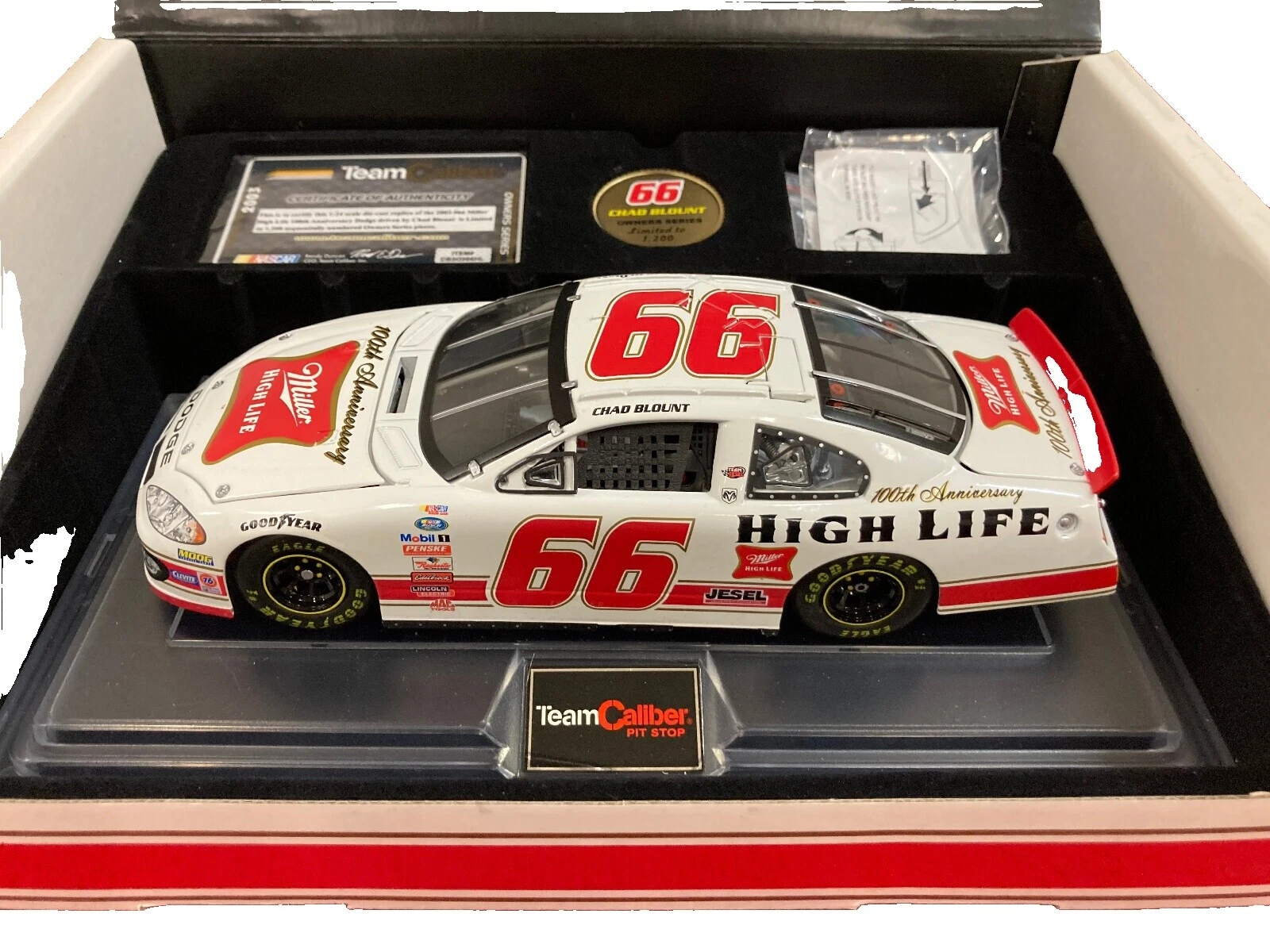 Dodge Blanco 1:24 autos de carrera diecast