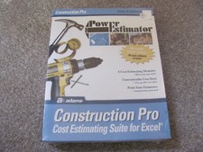 New Adams Construction Pro Power Estimator Forms  Software Suite for Excel