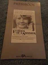 ECHOES OF A SUMMER(1976)JODIE FOSTER ORIGINAL PRESSBOOK