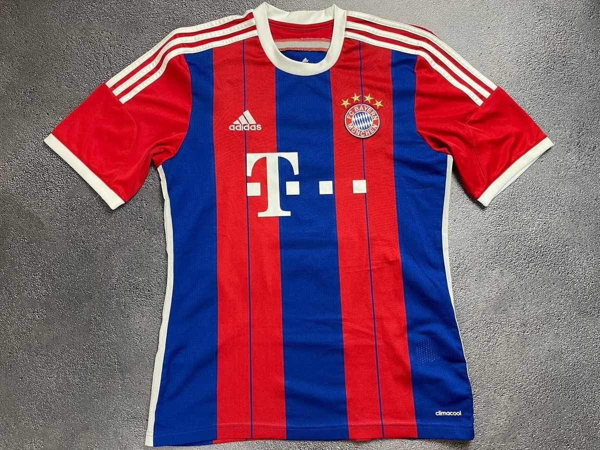 ウェア adidas FC Bayern Munchen 2014-15 Bayern Munich 2014/2015 Adidas Home Football Shirt Jersey #9