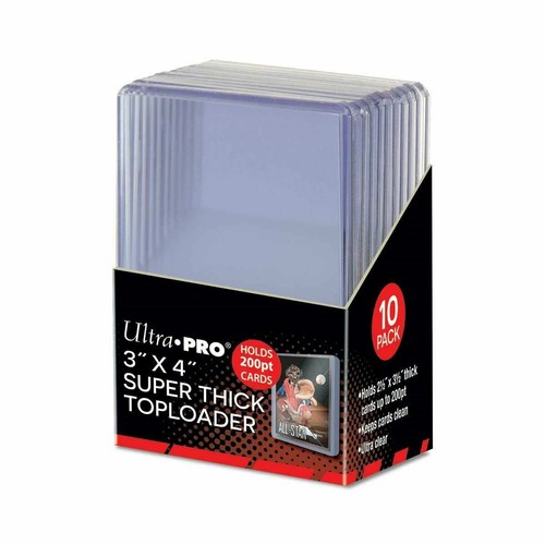 40 Ultra Pro 3" x 4" Super Thick 200PT Toploaders 15286 with 100 regular sleeves - Picture 2 of 5
