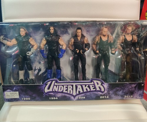 WWE Network Spotlight UNDERTAKER Action Figure 5-PACK Mattel Elite 2017 NEW - Picture 2 of 12