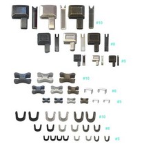 52 Pcs Zipper Repair Kit Metal Head Sliders Retainer Insertion Pin3 Colors 3 ...