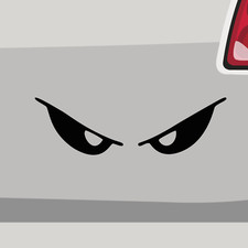 Aufkleber Augen böse Blick JDM angry Sticker Kleber Auto Motorrad Fahrrad Laptop