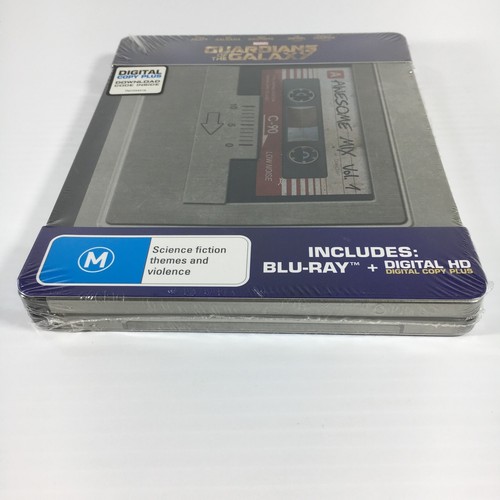 Guardians of the Galaxy Steelbook Blu-ray Regions A B C Bluray Blu ray TRACKED - Picture 4 of 7