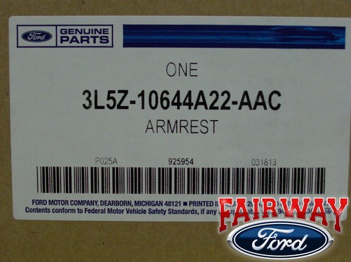 04 thru 11 Ranger OEM Genuine Ford Parts Console Armrest Top Pad Lid Black - Picture 4 of 6