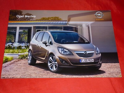 OPEL Meriva B Selection Active Edition Color Edition Innovation Prospekt 2013