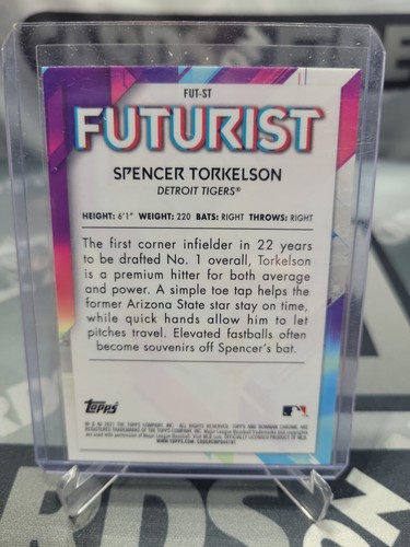 2021 Bowman Chrome Futurist Spencer Torkelson #FUT-ST - Picture 2 of 2