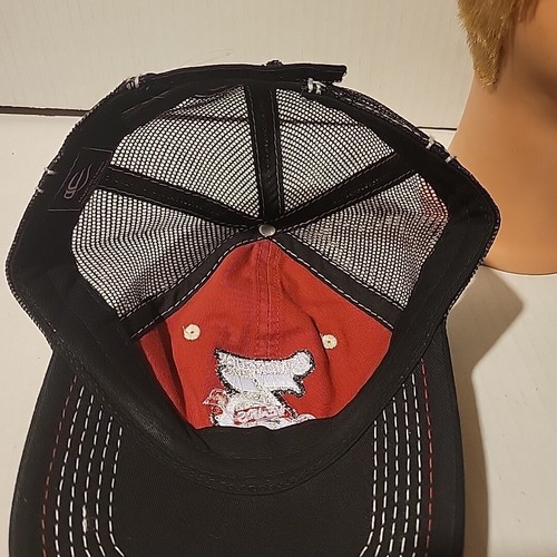 Cappello Mercury 75 anni nero bianco maglia ricamata retro strapback baseball cap - Foto 8 di 9