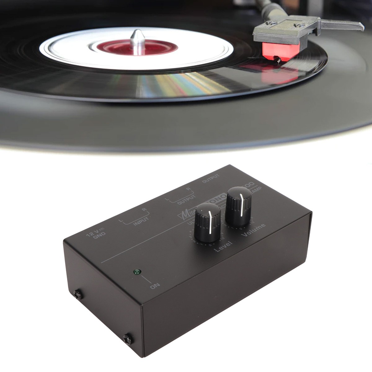 Fluance Turntable PP400 Turntable Preamp, Phono Preamp For - Main Image