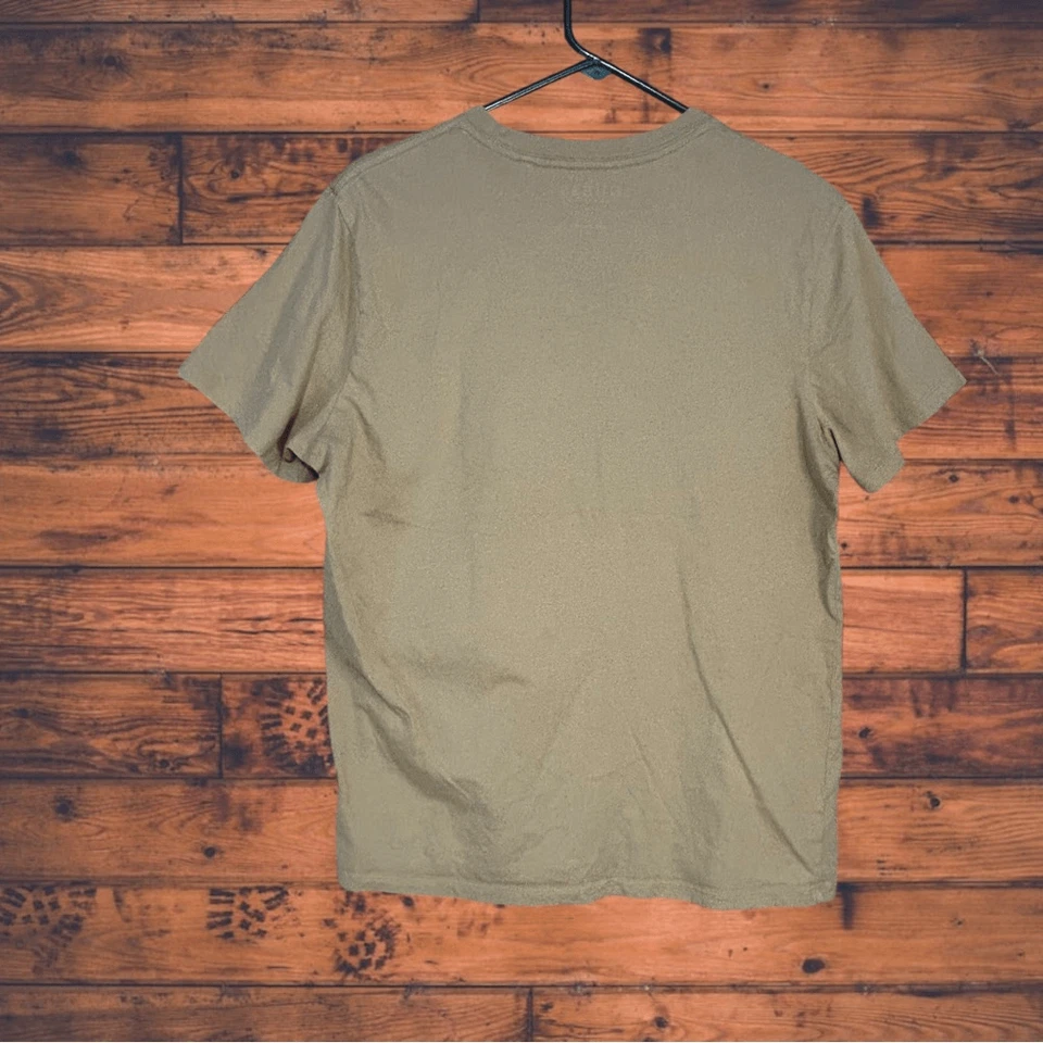 Guess Los Angeles Tan Short Sleeve T-Shirt Medium - Image 2 of 4