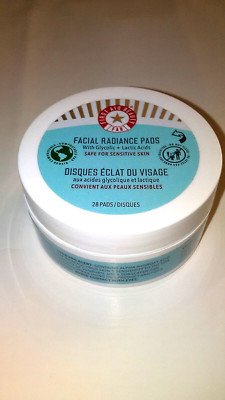 First Aid Beauty Facial Radiance Pads   Daily Exfoliating 28 Pads w/AHA - NEW