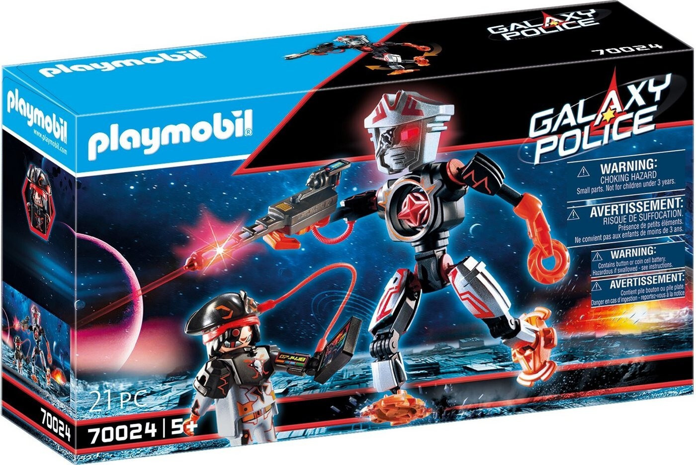 Роботизатор космических пиратов Playmobil Galaxy Police (70024)