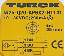 NEW Turck NI25-Q20-AP6X2-H1141 Proximity Sensor NI25Q20AP6X2 1PCS