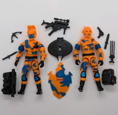GI Joe Black Major Custom Cobra Troopers Alley Viper V2 V1 Dragoons Lot ARAH 