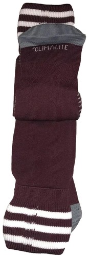 Adidas Soccer CopaZone OTC Socks 1 Pair Youth 13C-4Y Maroon White Logo Climalit - Picture 7 of 8