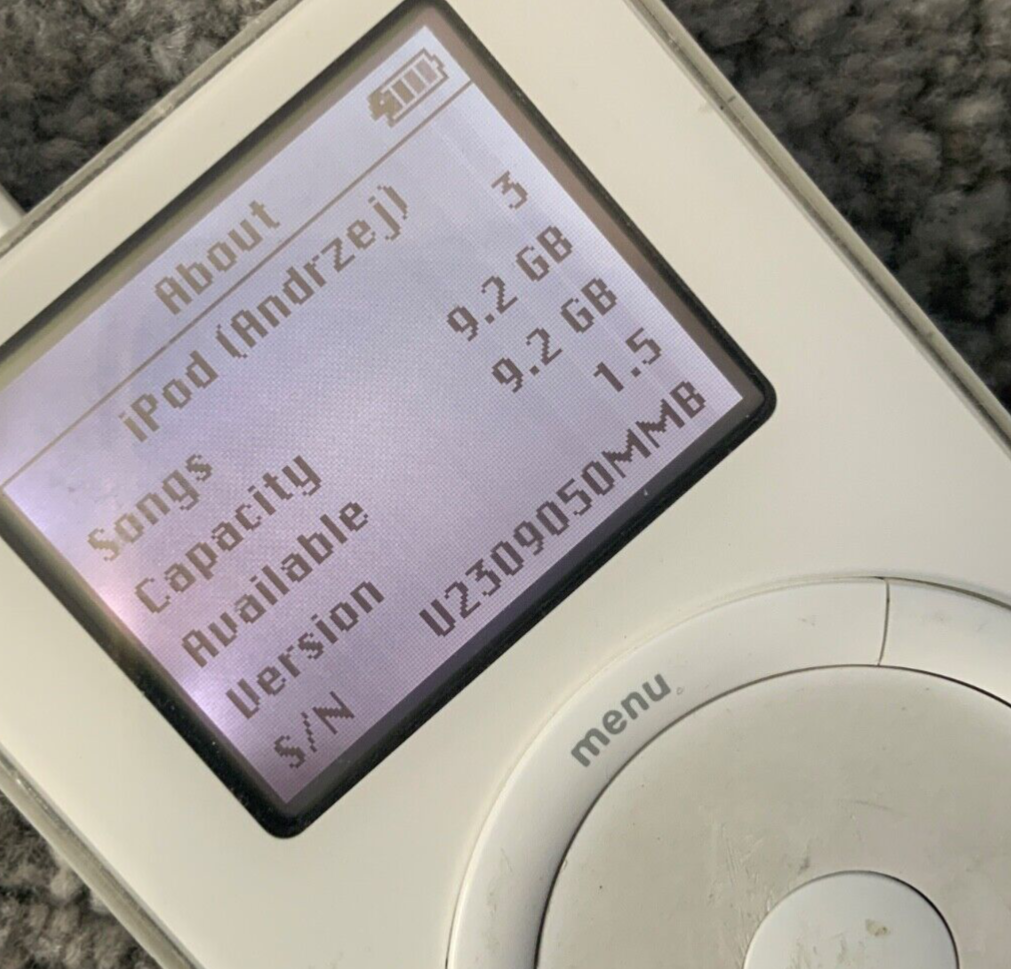 Apple iPod Classic 2nd Generation 10GB ref.A60C | eBay