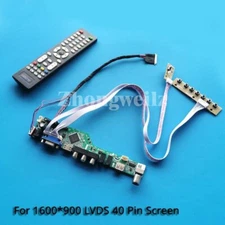 For LP140WD2-TLB1/TLD2 1600x900 LVDS VGA+HDMI+AV+USB 40 Pin LCD Driver Board Kit