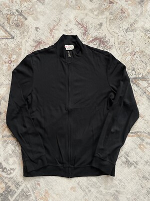 Prada Nylon Viscoe Blend Full Zip Track Jacket