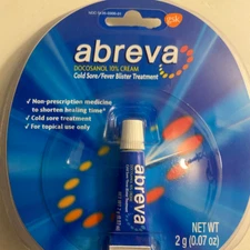 ABREVA TUBE COLD SORE CREAM 2GM  EXP : 01/2027