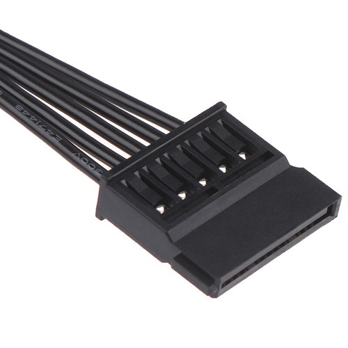 30CM SATA 15Pin Male to Female Power Cable HDD SSD Power Supply Ca-jl - Photo 5/12
