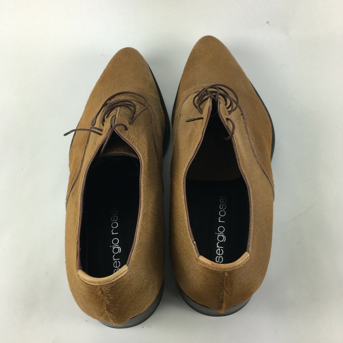 Genuine Sergio Rossi Stylish Brogue Dual-tone Shoes for Men  display picture 1