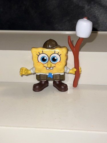 Imaginext SpongeBob Schwammkopf Campout Figur Pfadfinder gebratener Marshmallow Spielzeug - Bild 2 von 9