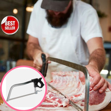 12" Vintage Black Meat Bone Saw Frozen Butcher Cutting Tool 30cm