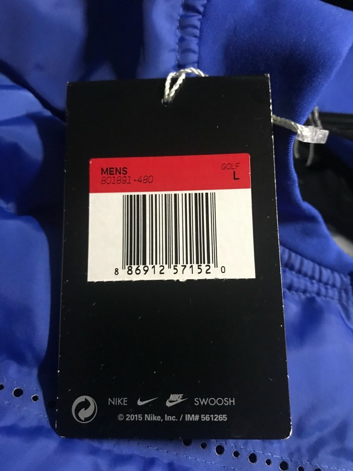 ST LOUIS BLUES For Kids Men Blue Aeroloft Quilted Golf Vest L Nike