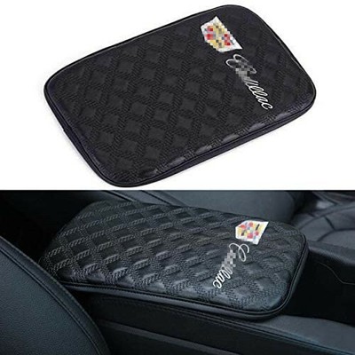 Waterproof Car Armrest Seat Box Cover for Cadillac Leather Auto Armrest Cover for Cadillac MONCAR Center Console Cover Pad for Cadillac