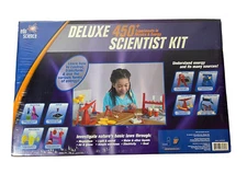 Deluxe Physics & Energy 450+ Experiments Scientist Kit Science Fair Project NEW