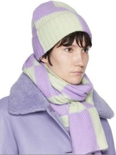 NWT Stine Goya Lavender and Green Beanie OS RRP $120