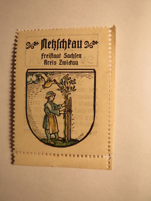 Metzschkau / Reklamemarke Kaffee Hag - Wappen