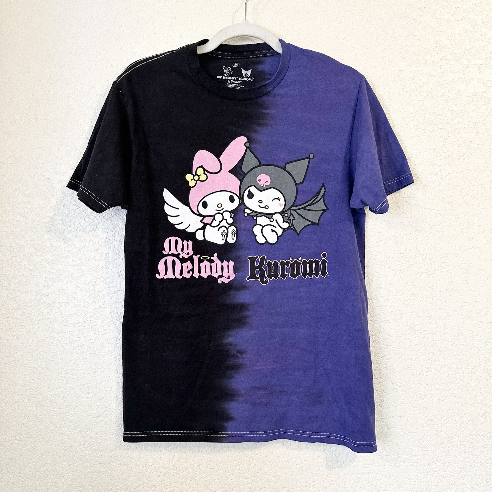 Sanrio My Melody & Kuromi Angel Devil Split Tie Dye O… - Gem